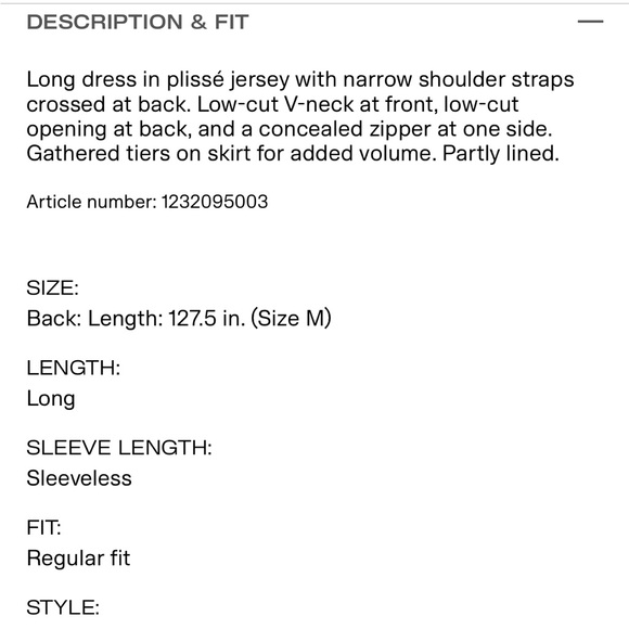 h&M Plisse maxi dress red - Picture 6 of 7